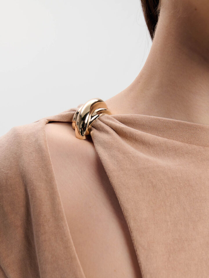 T-Shirt mit Zierschmuck