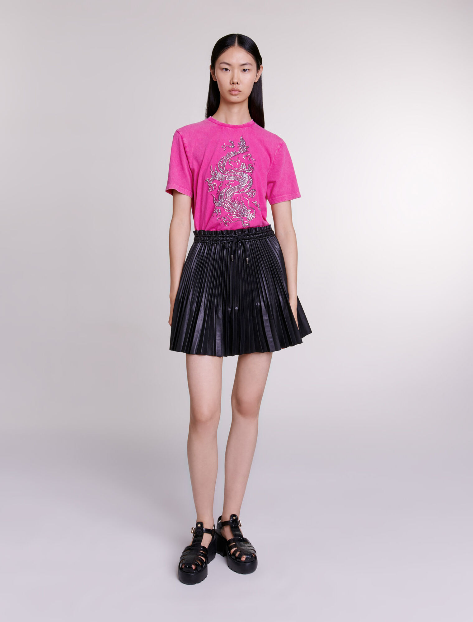 T-Shirt mit Strass