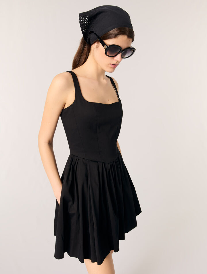 Kurzes Baumwollkleid