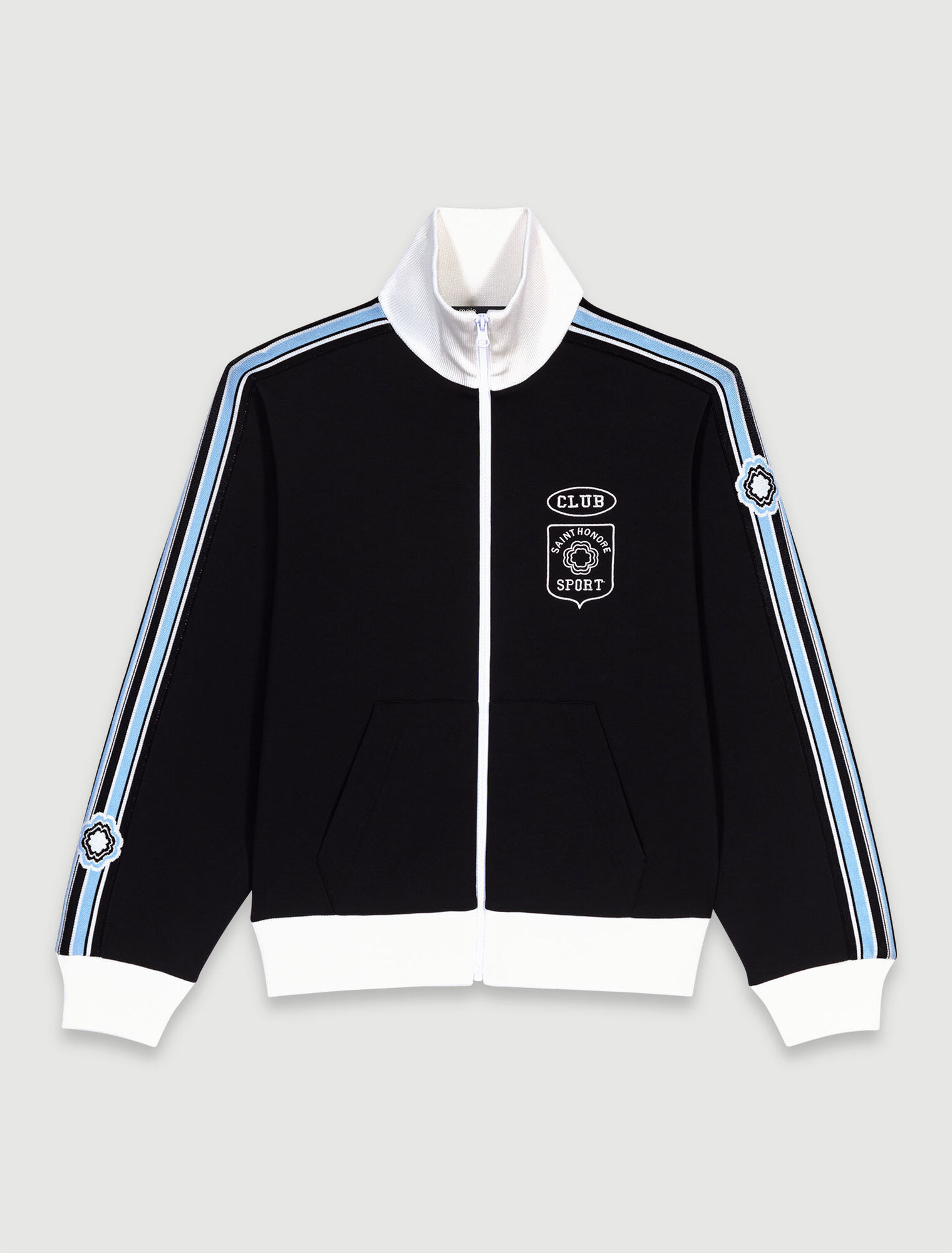 Bestickte Casual-Jacke