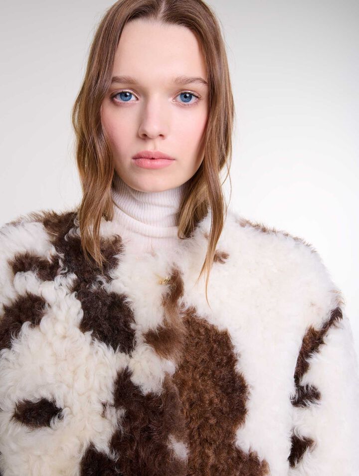Wendbare Lammfelljacke