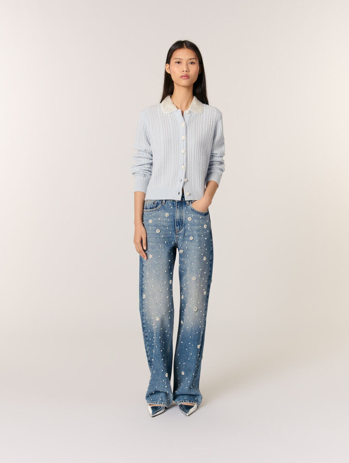 Cardigan mit abnehmbarem