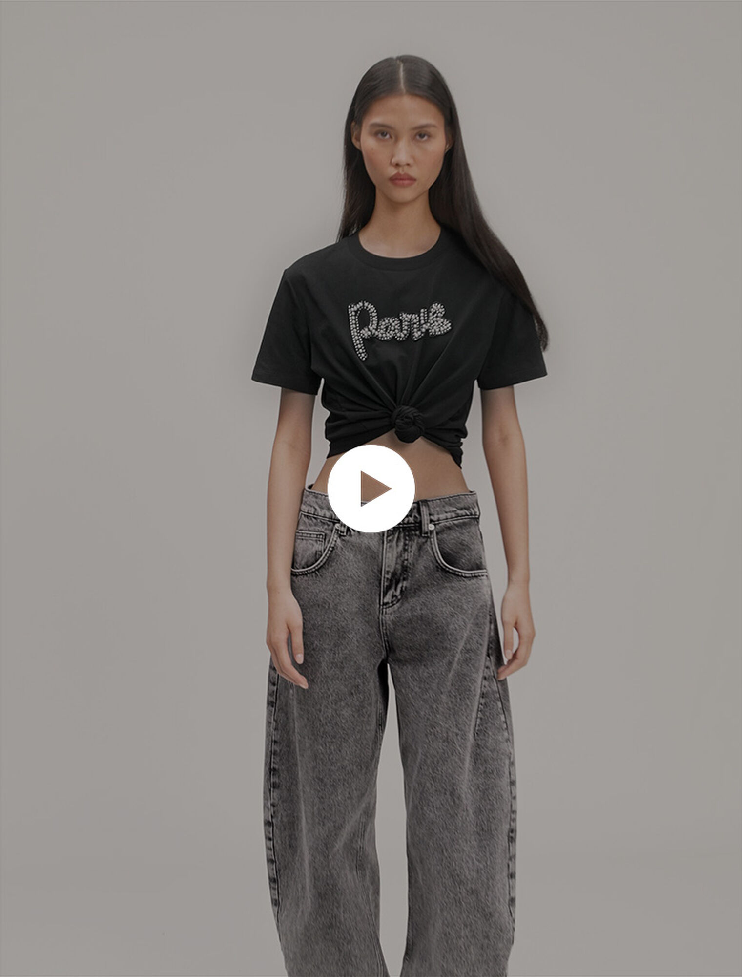 T-Shirt mit Stickerei