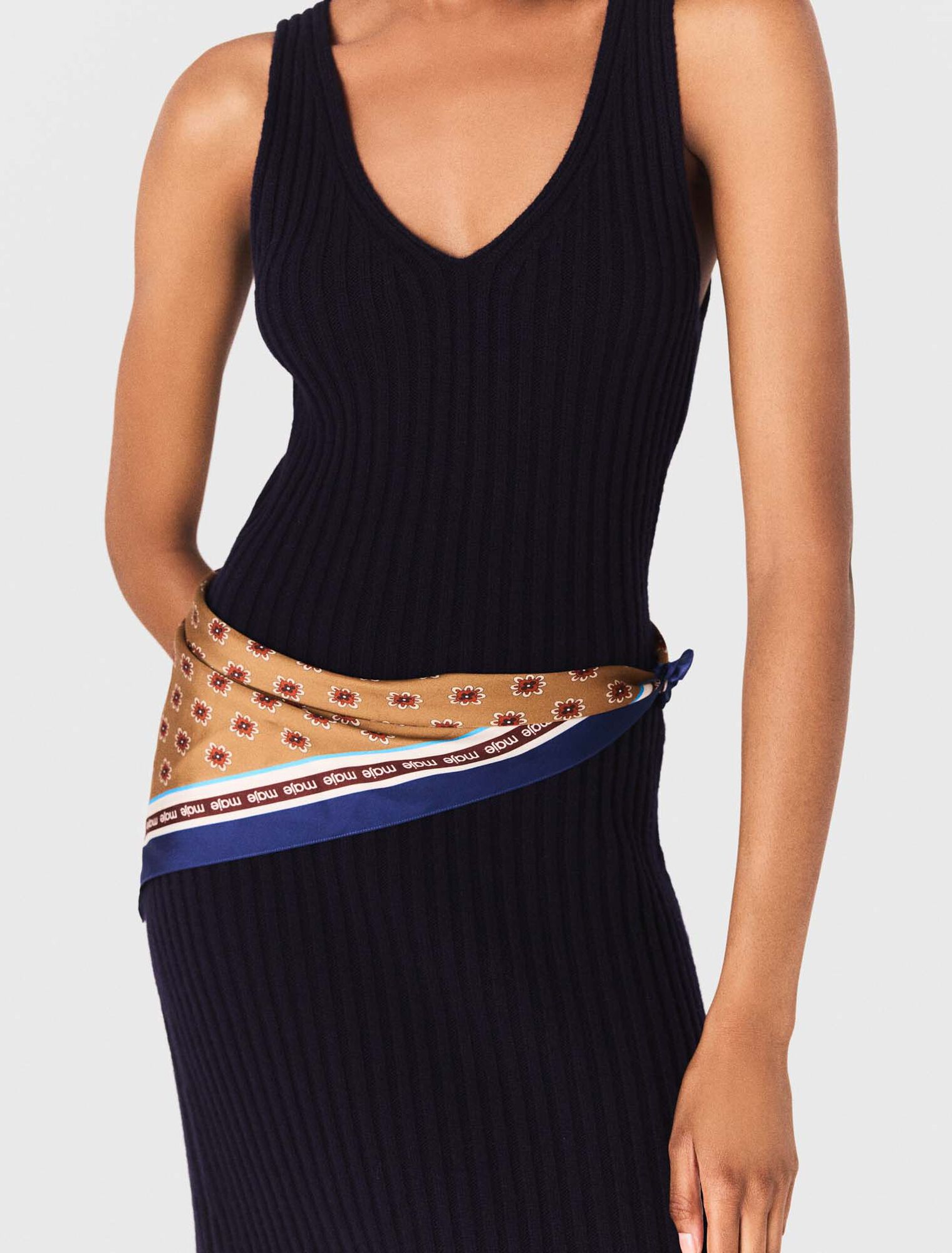 Strickkleid mit abnehmbarem Pulli