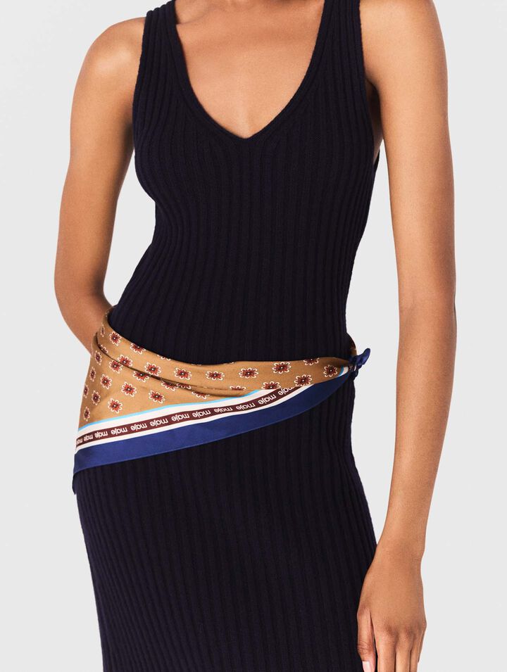 Strickkleid mit abnehmbarem Pulli