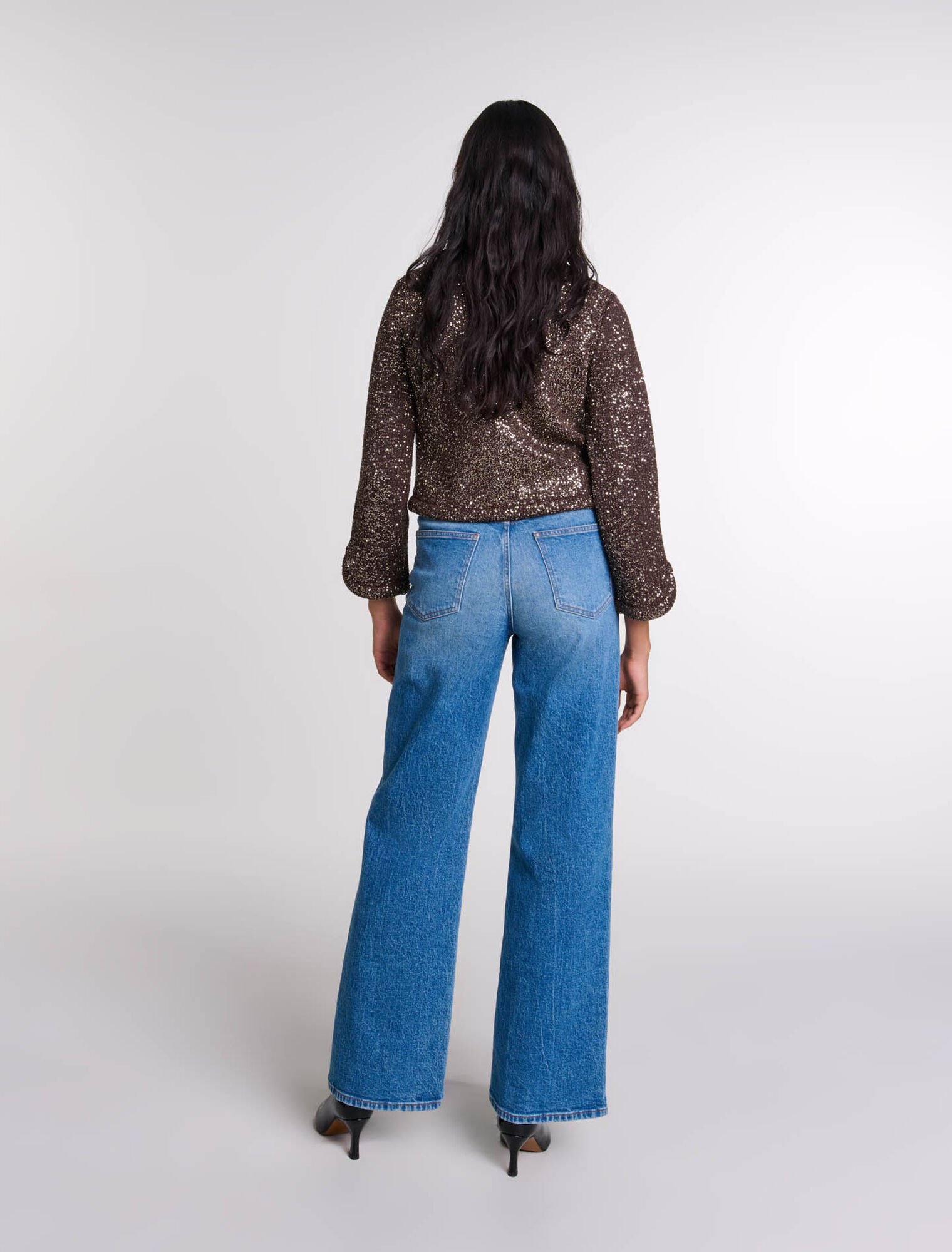 Cardigan mit Pailletten