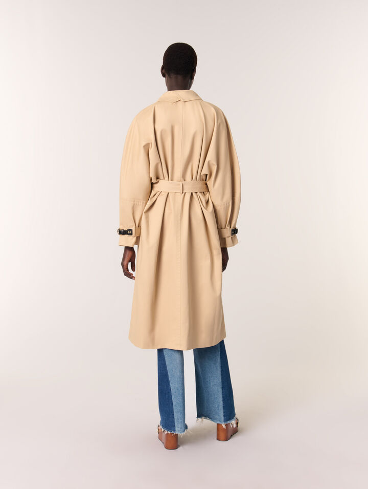 Langer Trenchcoat