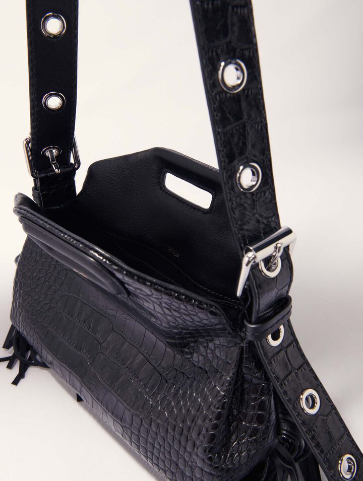 Tasche Miss M Mini, geprägtes Leder