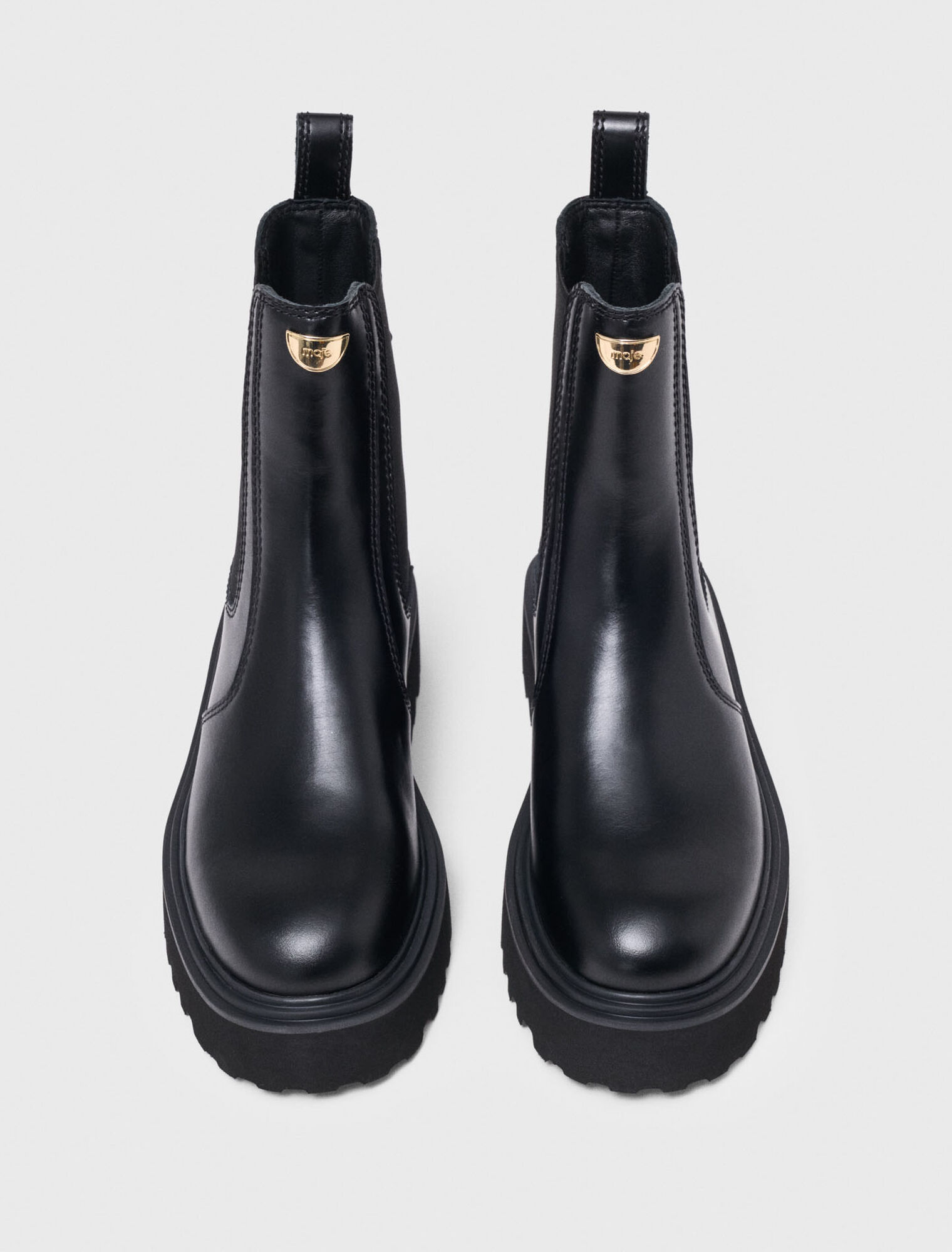 Chelsea-Boots aus Leder