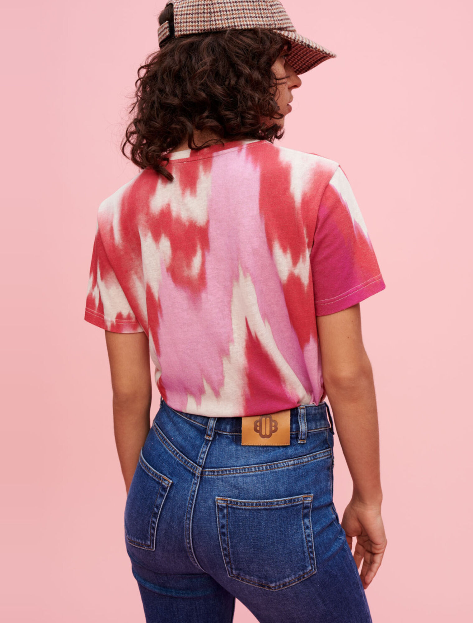 Tie and Dye T-Shirt fuchsia