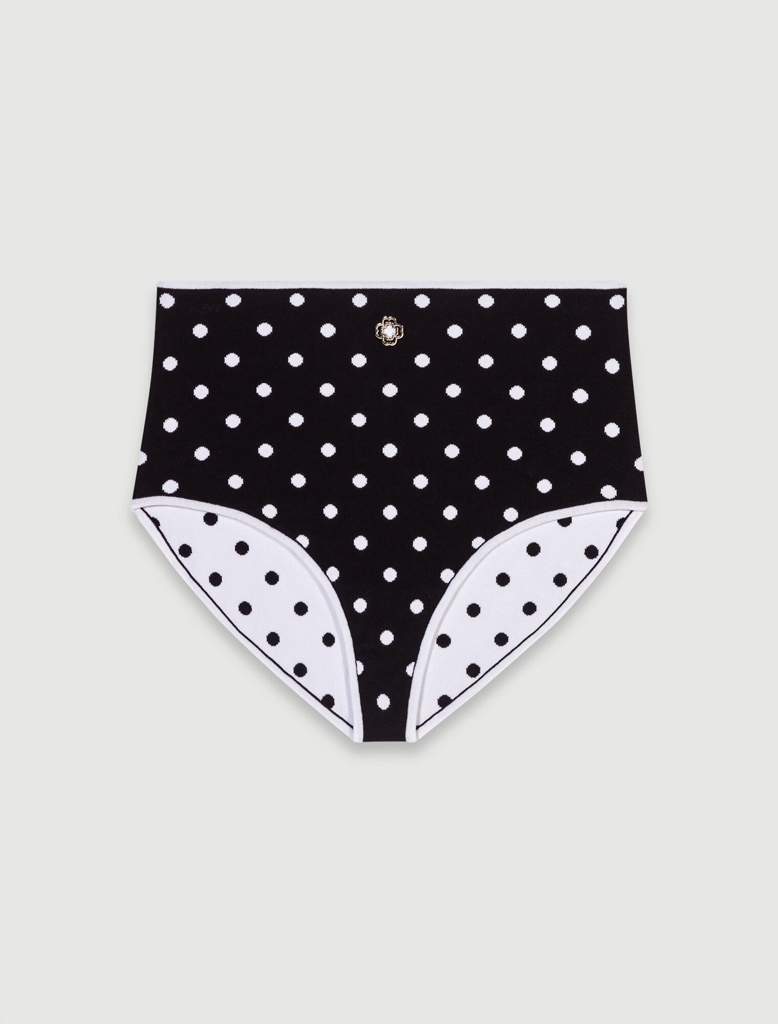 Kurze Hose aus Jacquard-Strick 