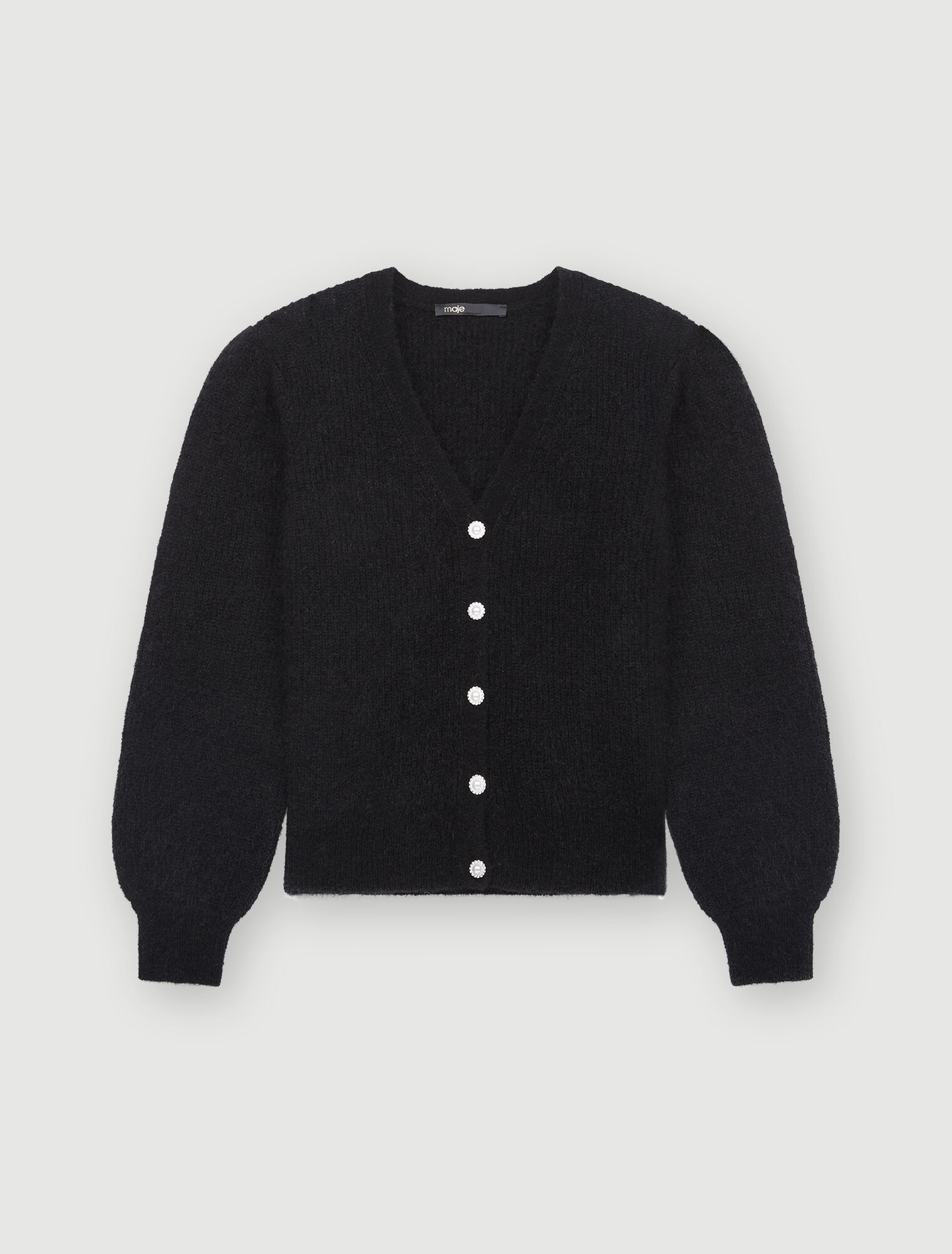 Strickjacke aus Wolle und Mohair