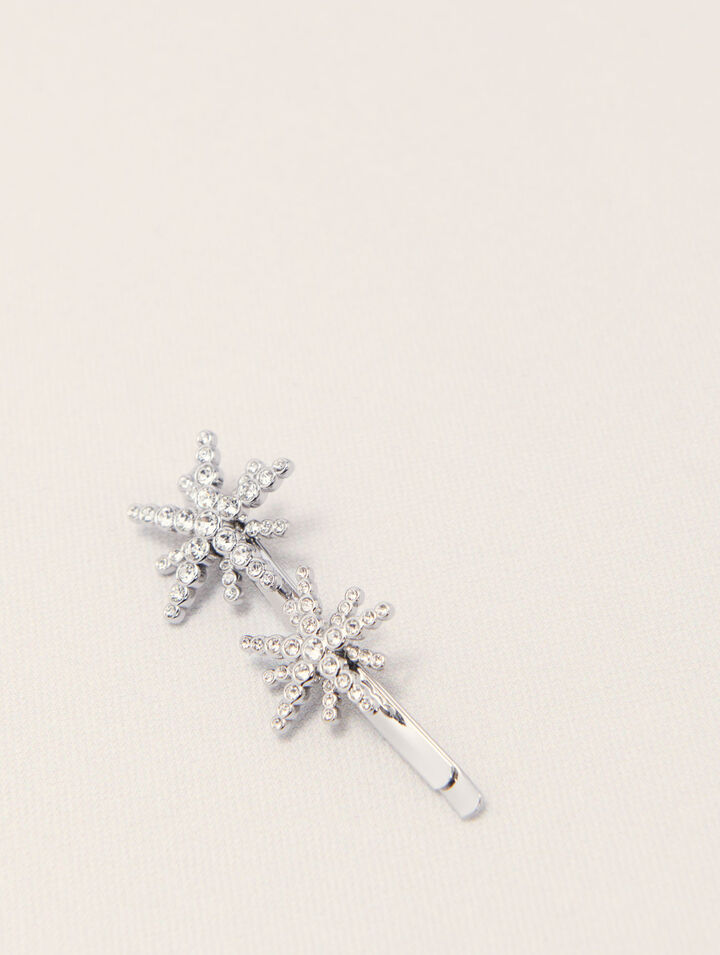 Haarspange mit Strass-Sternen