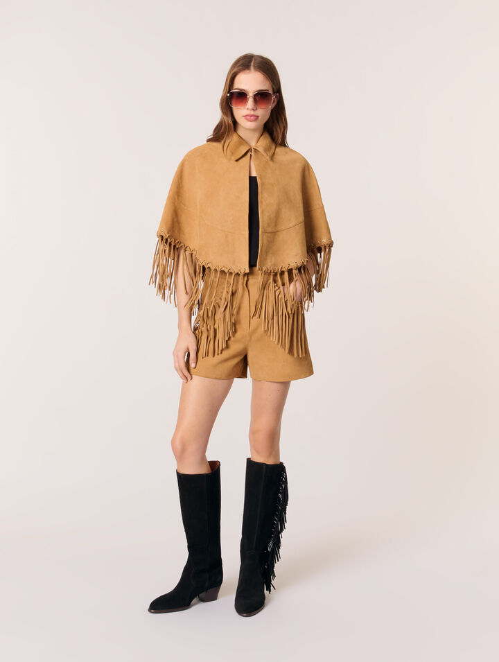 Westernstiefel aus Veloursleder