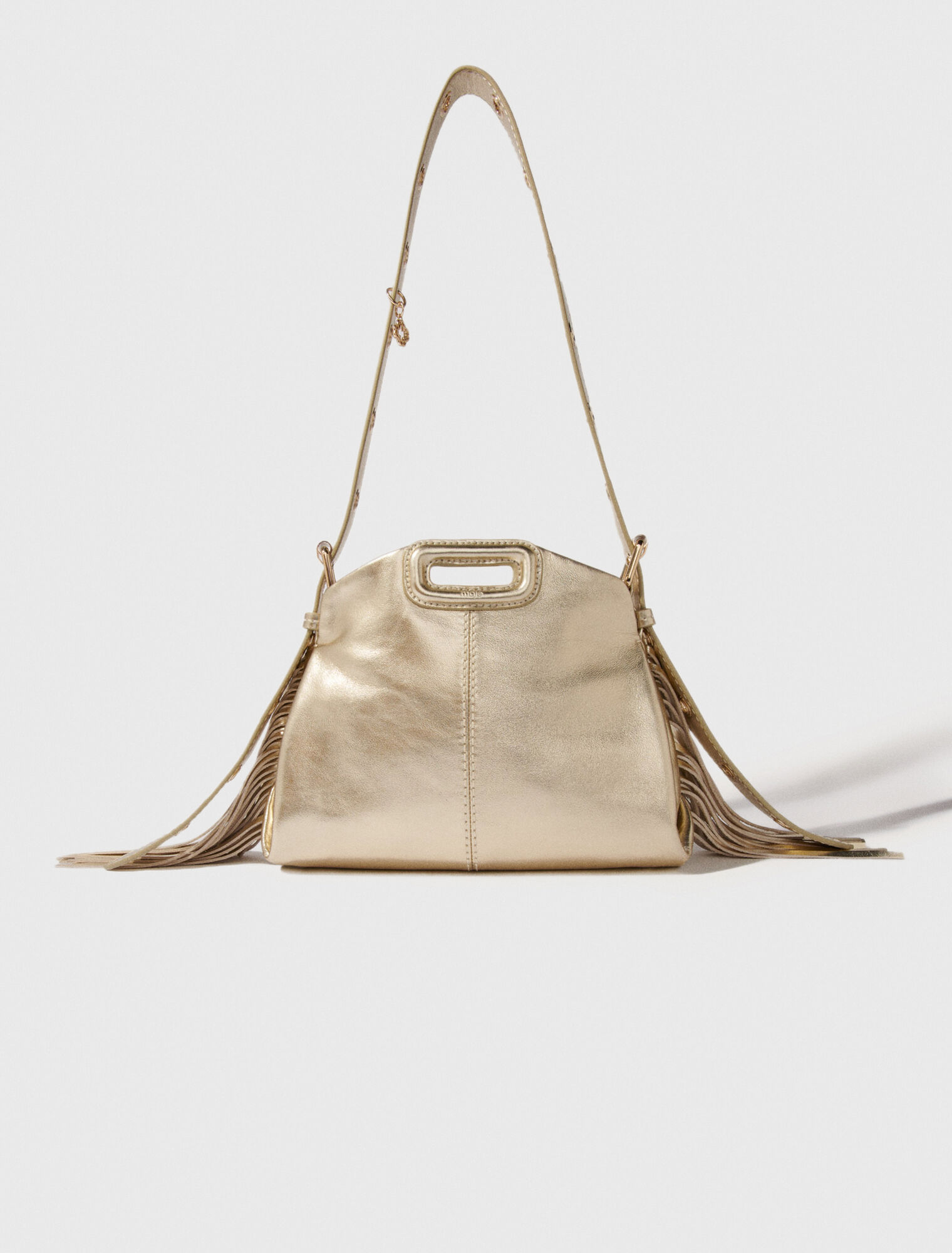 Tasche Miss M Mini, Metallic-Leder