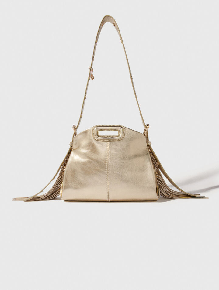Tasche Miss M Mini, Metallic-Leder