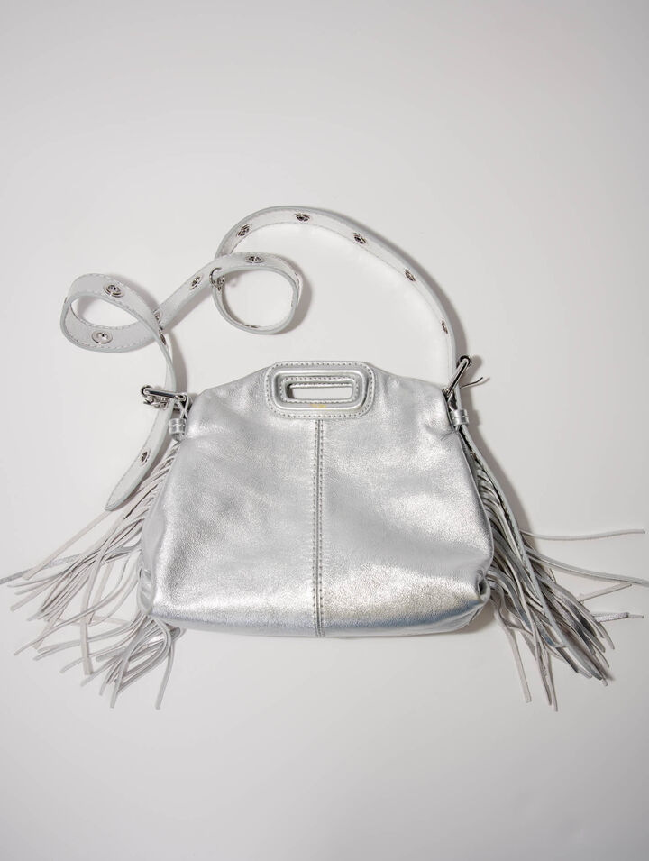 Tasche Miss M Mini, Metallic-Leder