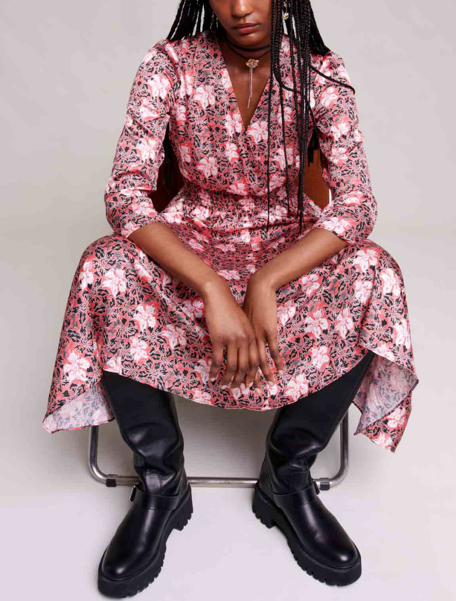 florales Maxikleid