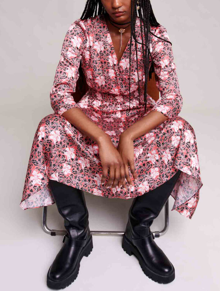 florales Maxikleid