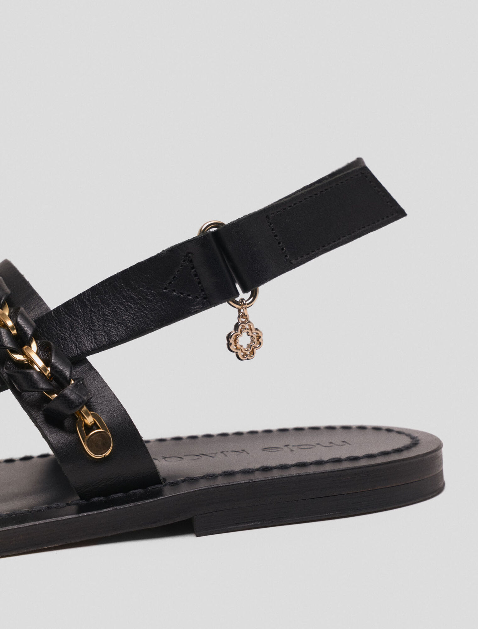 Flache Ledersandalen K.Jacques