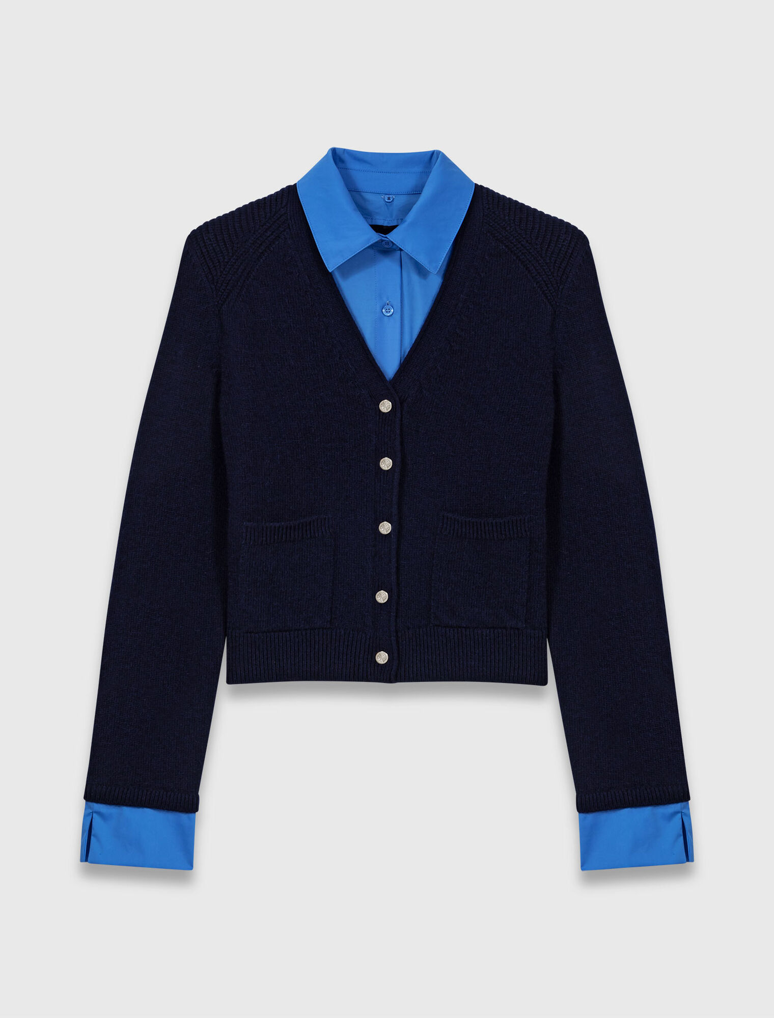 Cardigan mit abnehmbaren Details