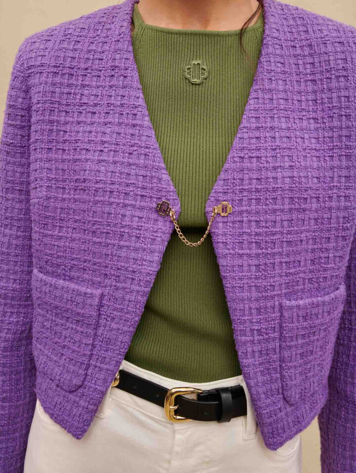 Kurze Jacke aus Tweed