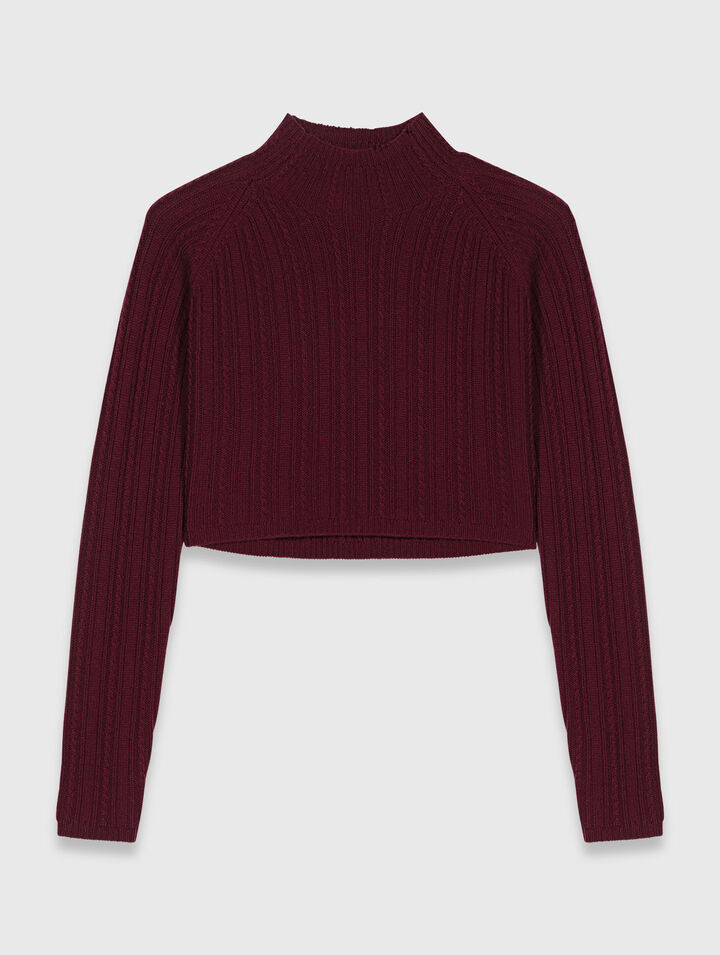 Strickkleid mit abnehmbarem Pulli