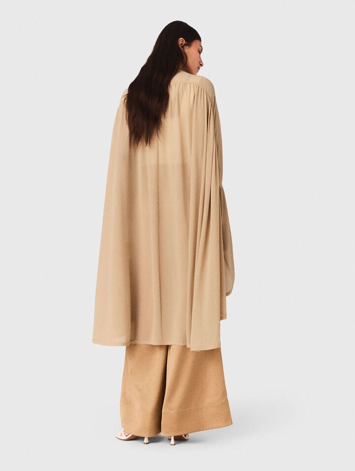 Cape-Top mit Schmuckkragen