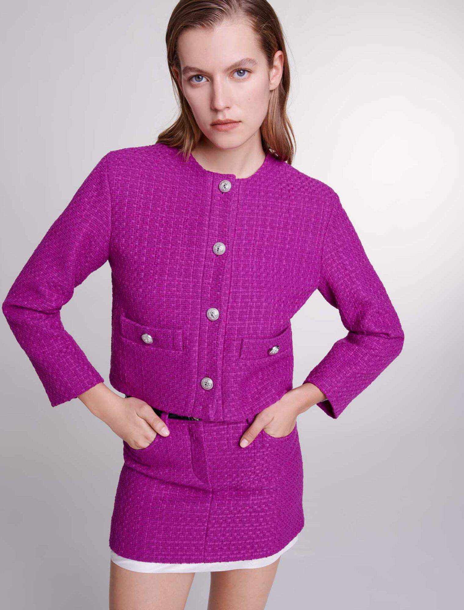 Tweed-Jacke