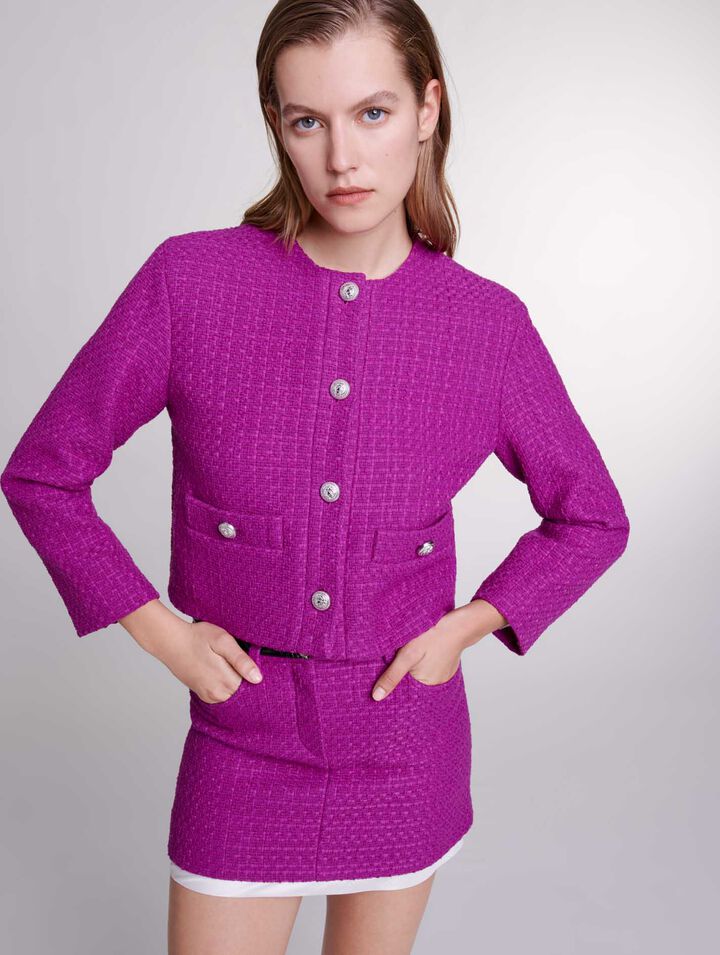 Tweed-Jacke