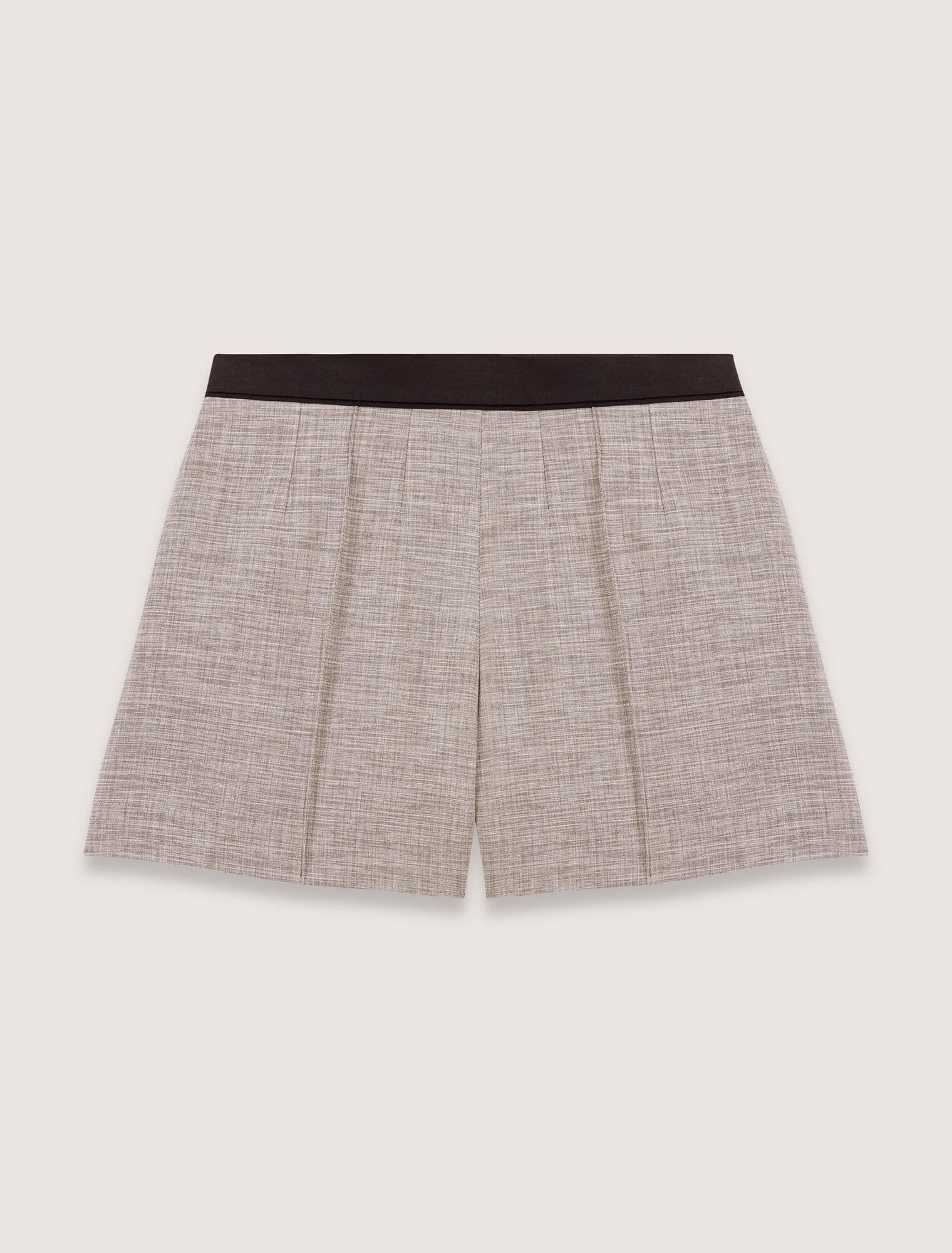 Anzugshorts mit Abnähern