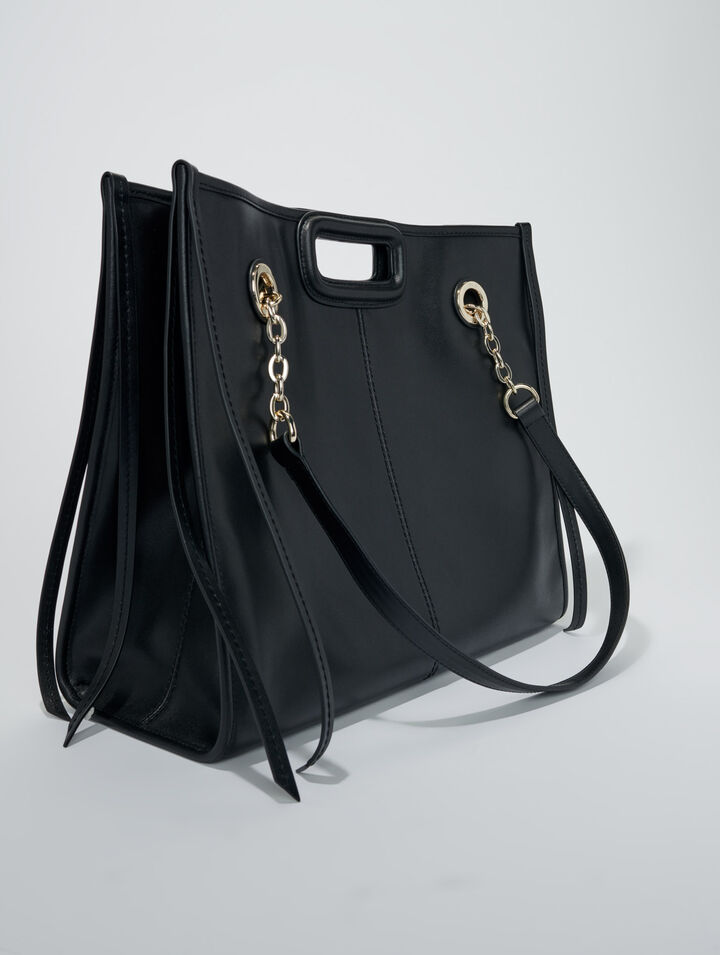 Ledertasche mit Fransen