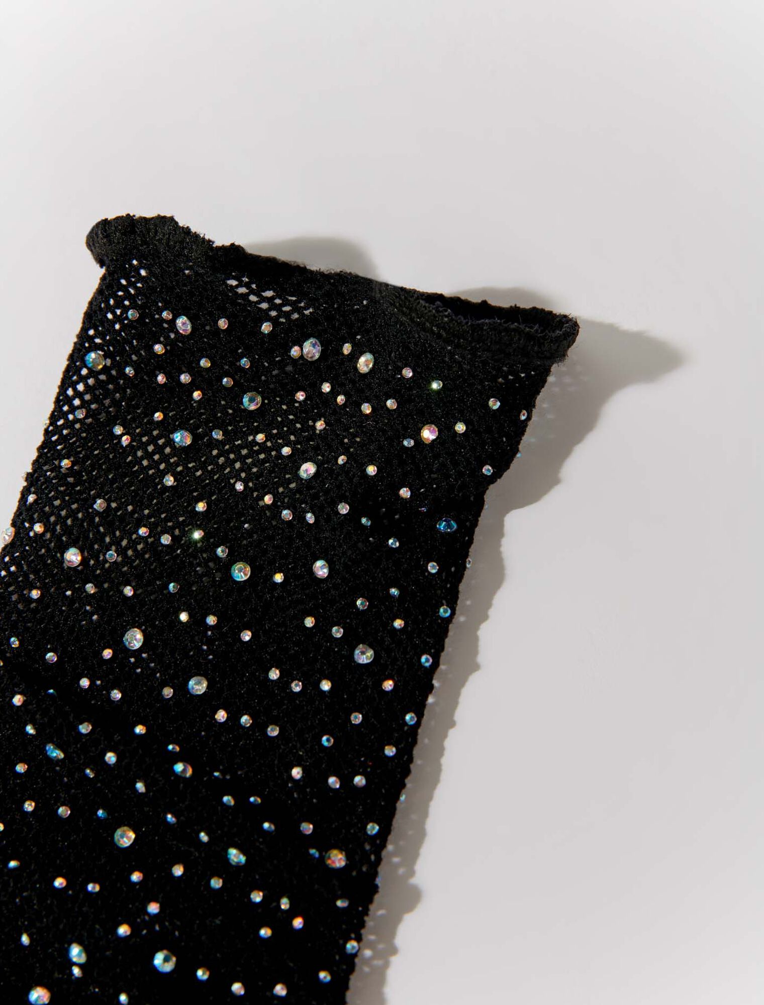 Netzstrümpfe mit Strass