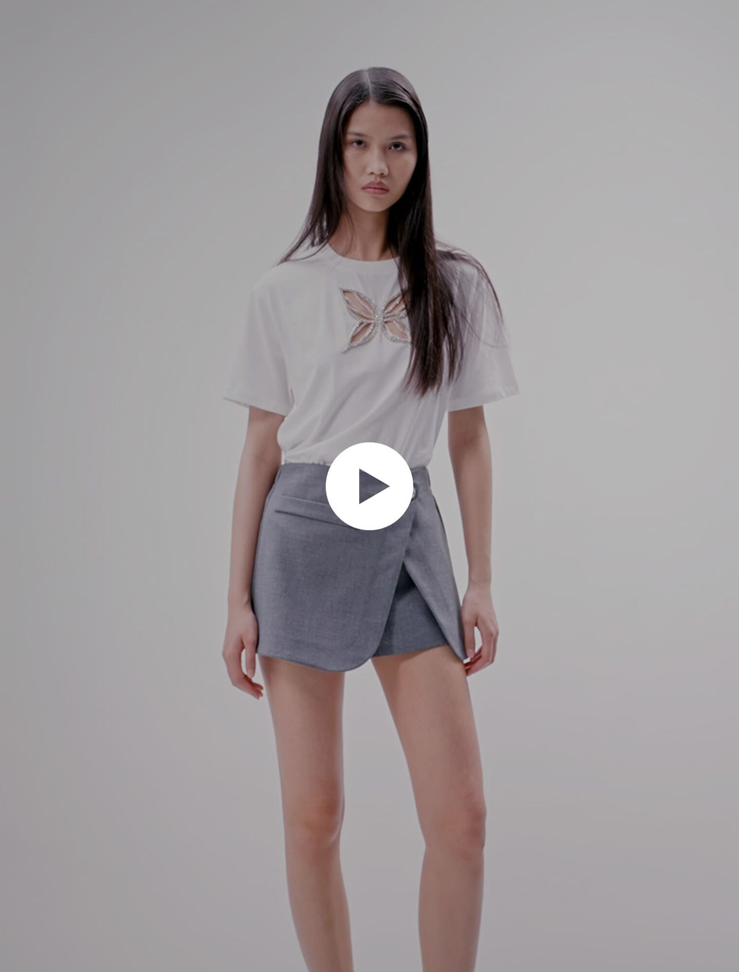 Kurzer Wickel-Hosen-Rock