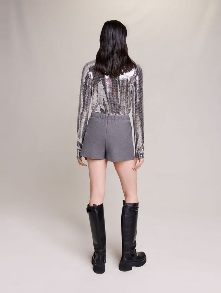Pailletten-Top