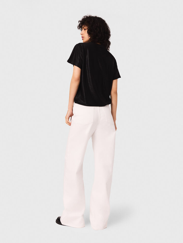 T-Shirt aus Lamé