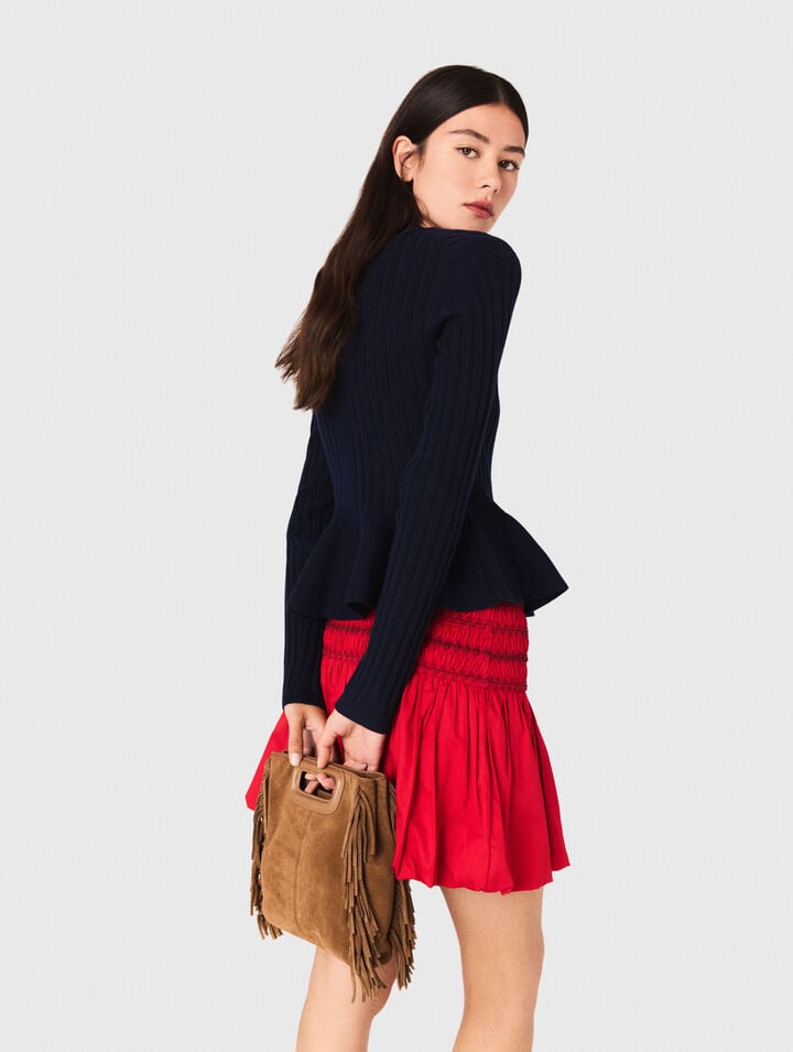 Cardigan mit Schößchen