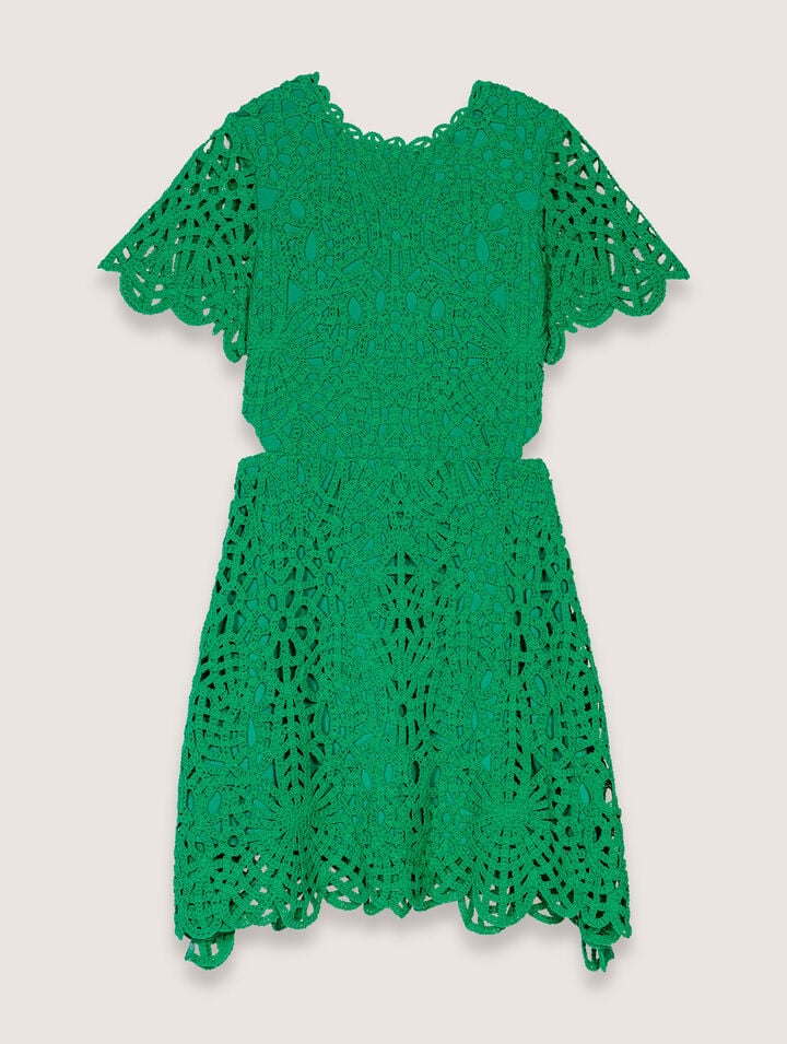 Kurzes gehäkeltes Kleid