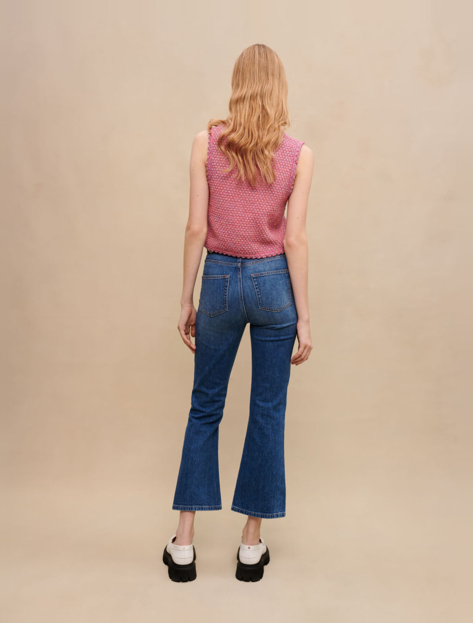 Mit Mondkristallen verzierte Jeans