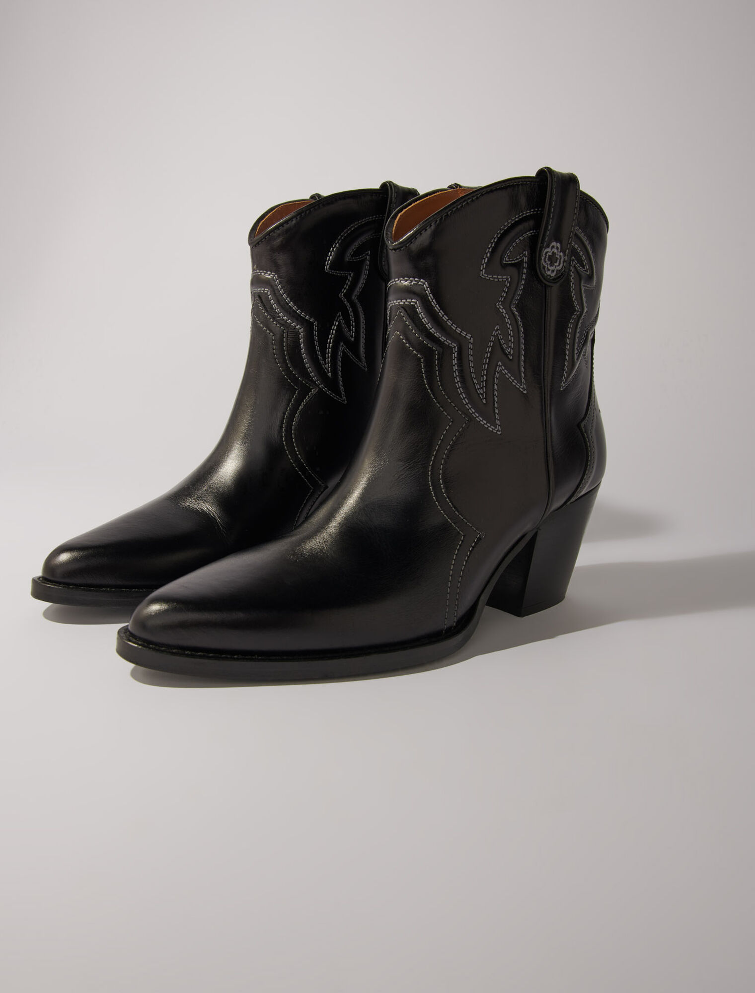 Santiags Stiefeletten Leder