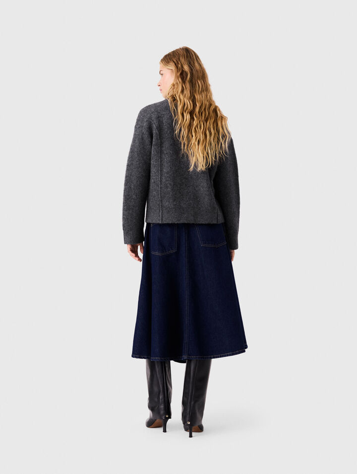 Cardigan aus Yakwolle