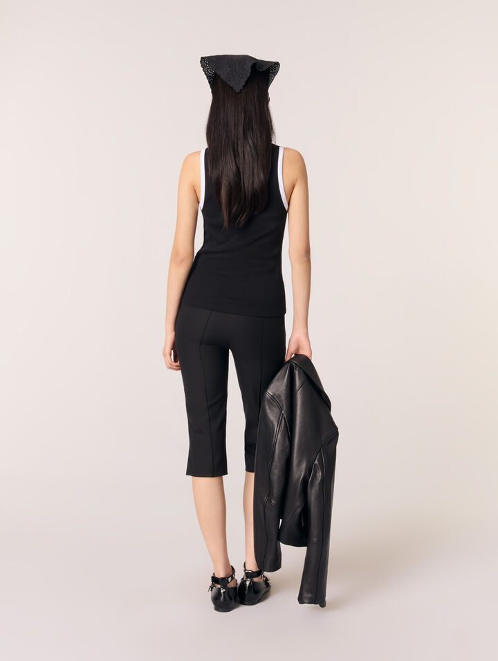 Geripptes Tanktop