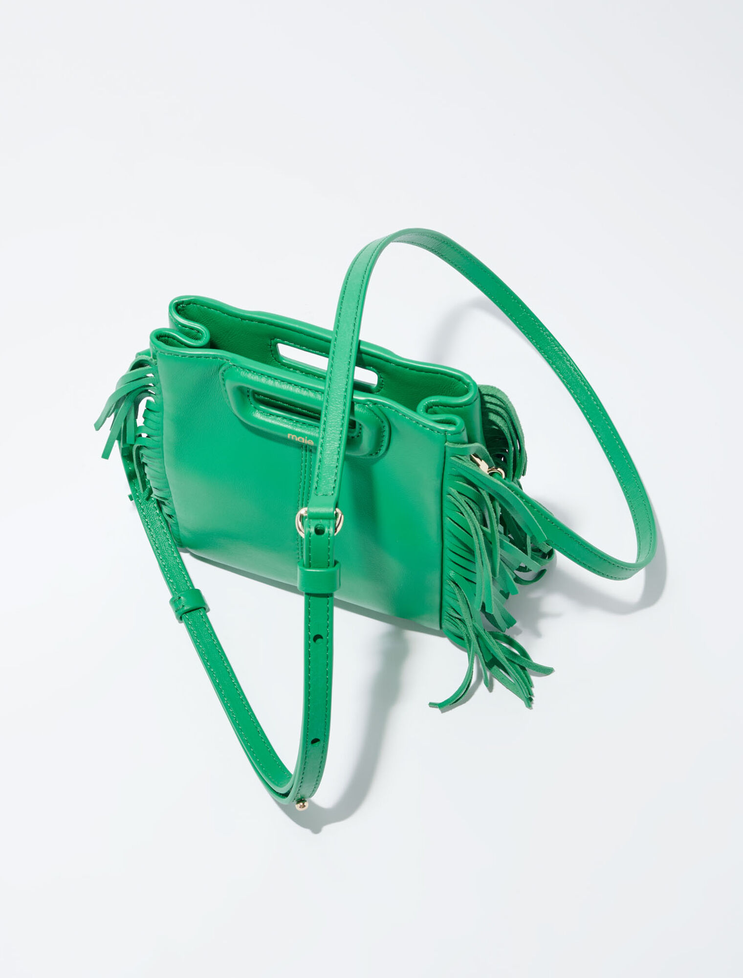 Lederhandtasche mit Kette