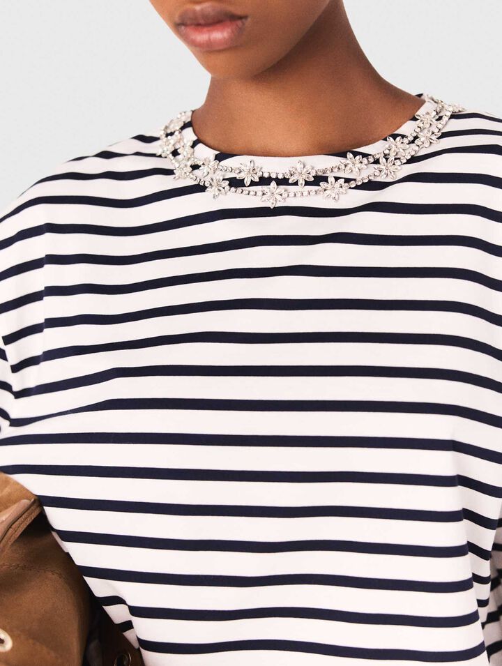 Langarm-T-Shirt mit Streifen