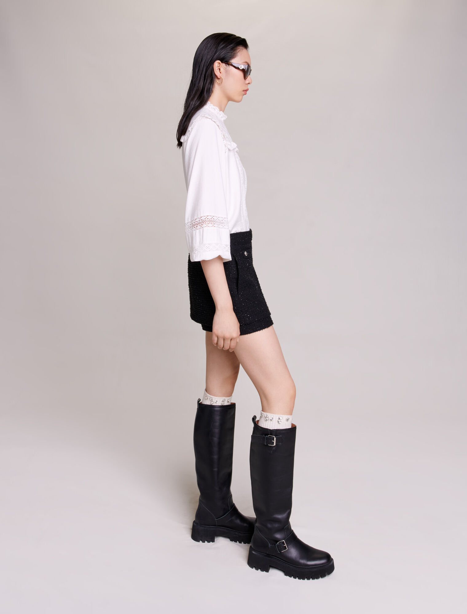 Tweed-Shorts