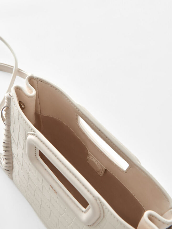 M-Tasche aus Krokodilleder