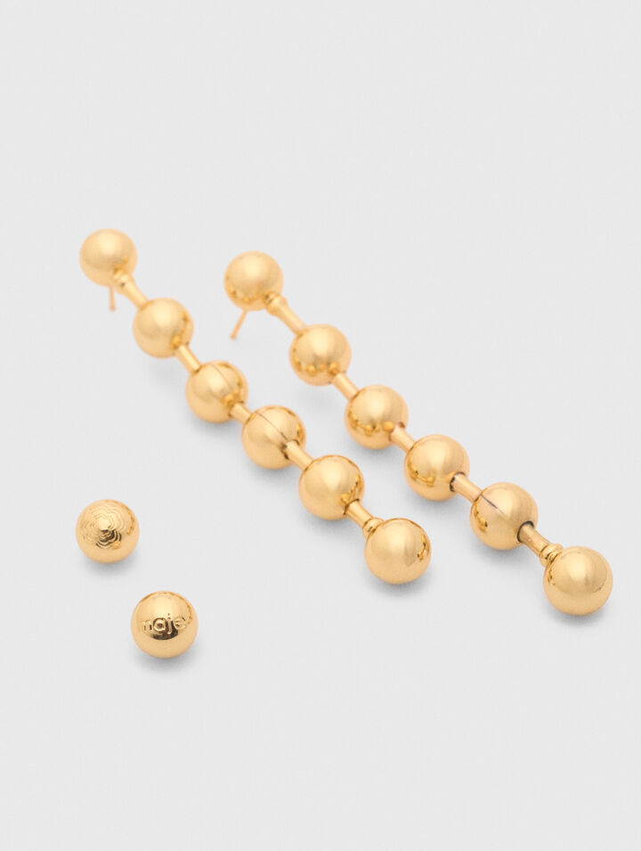 Creolen mit Kugeln