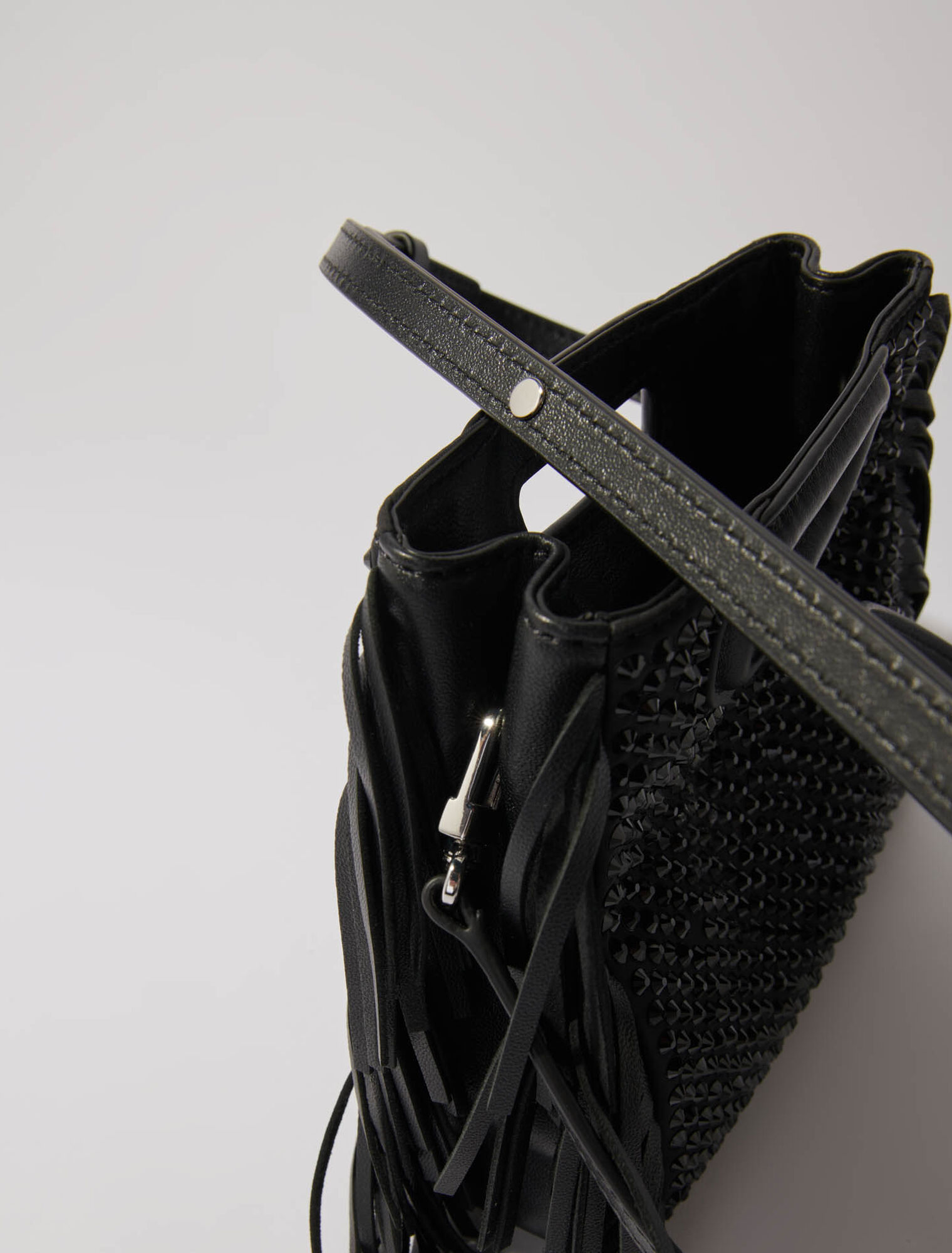 Mini M-Tasche mit Strass