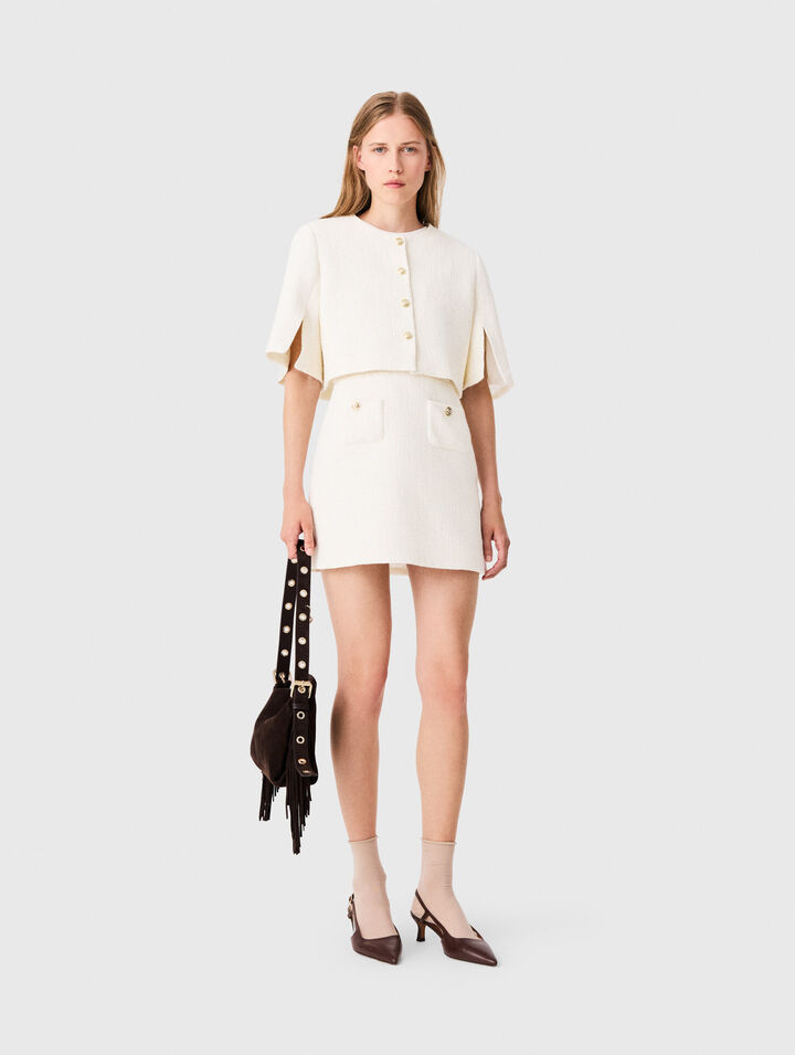 2-in-1 Tweed-Kleid