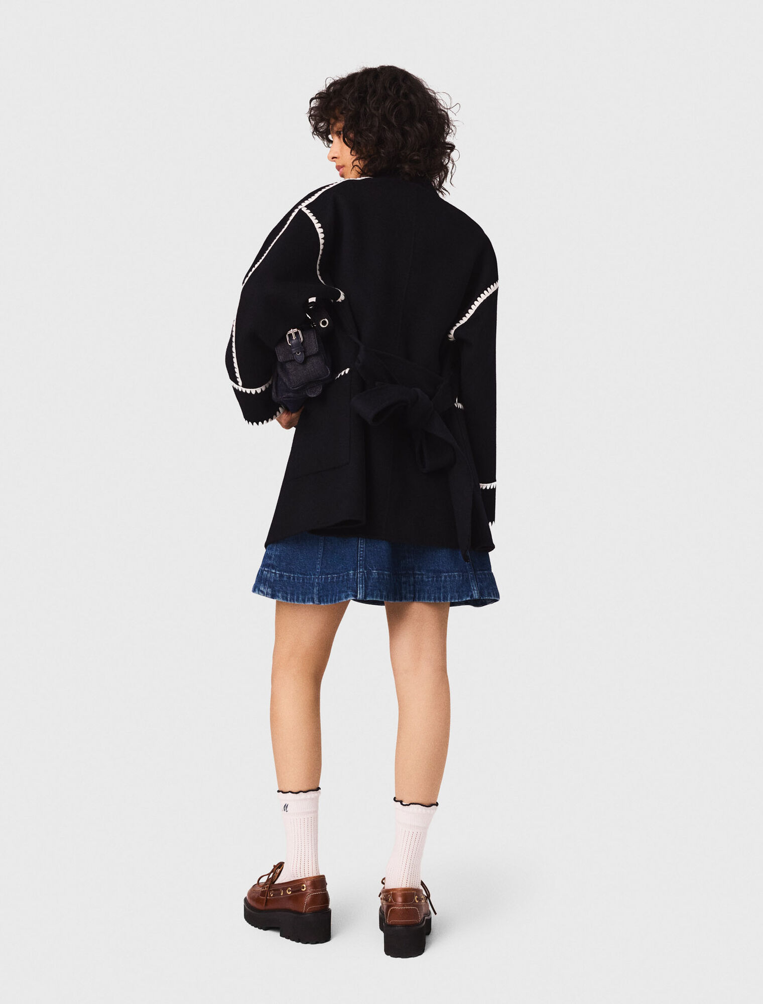 Kurzer Doubleface-Mantel